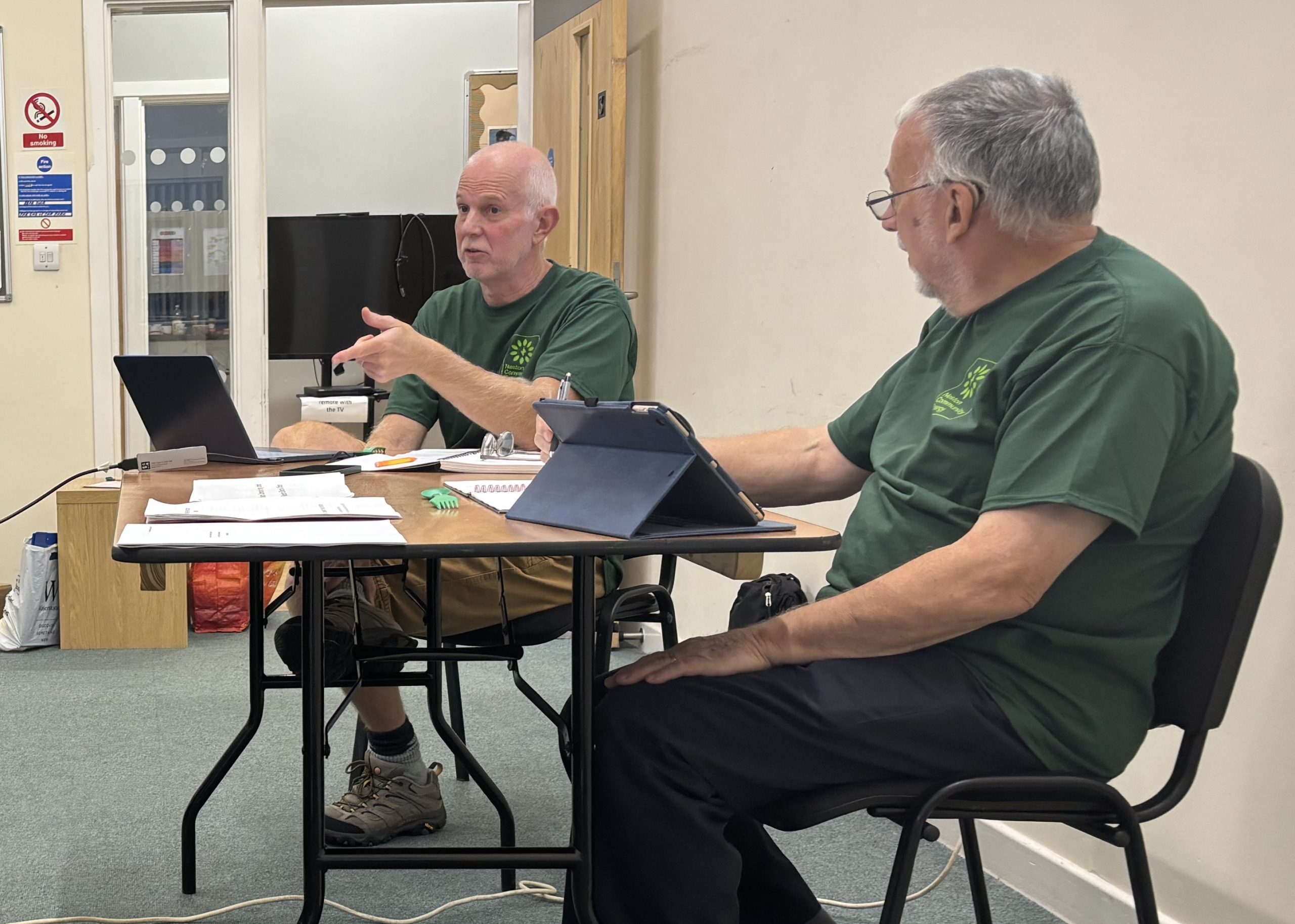Andy chairing NCE AGM